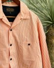 画像4: SIXHELMETS GINGHAM CHECK LONG SLEEVE SHIRT ORANGE