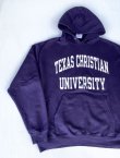 画像2: CHAMPION TEXAS CHRISTIAN UNIVERSITY OLD HOODIE SWEATSHIRT PURPLE L