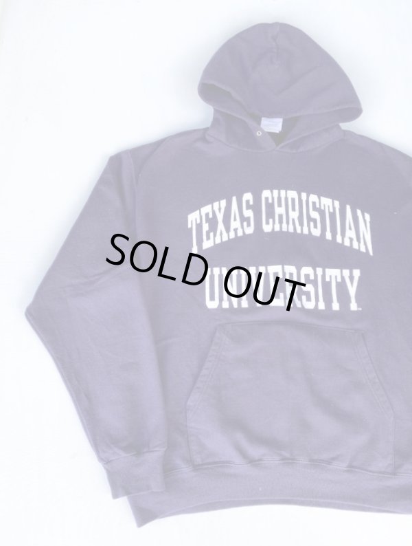 画像2: CHAMPION TEXAS CHRISTIAN UNIVERSITY OLD HOODIE SWEATSHIRT PURPLE L