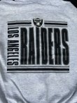 画像3: 80s-90s LOS ANGELES RAIDERS VTG ZIPUP HOODIE HEATHER GRAY L