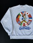 画像2: 90s DISNEY OFFICIAL MINNIE MOUSE EPCOT CENTER VTG SWEATSHIRT HEATER GRAY M