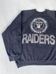 画像1: 1991 LOS ANGELES RAIDERS VTG SWEATSHRT BLACK XL