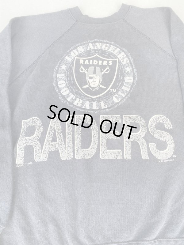 画像3: 1991 LOS ANGELES RAIDERS VTG SWEATSHRT BLACK XL