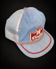 画像2: COORS BEER ROPE BRAID VTG TRUKER CAP LIGHT BLUE