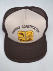 画像3: TIMMONS CONSTRUCTION VTG TRUCKER CAP BROWN×ECRU