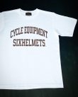 画像1: SIXHELMETS CYCLE EQUIPMENT T-SHIRT 