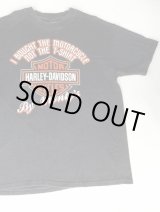 画像: HARLEY DAVIDSON MONTY'S CYCLE SHOP OFFICIAL VTG T-SHIRT BLACK XL