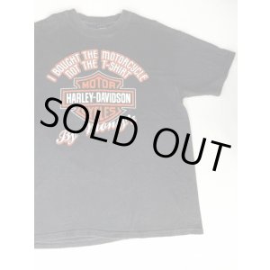 画像: HARLEY DAVIDSON MONTY'S CYCLE SHOP OFFICIAL VTG T-SHIRT BLACK XL