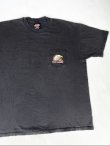 画像1: 1998 HARLEY DAVIDSON EAGLE HEAD OFFICIAL VTG POCKET T-SHIRT BLACK XL