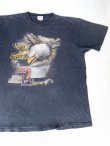 画像1: RUN WITH THE SPIRIT VTG T-SHIRT FADE BLACK XL