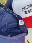 画像2: SIXHELMETS CYCLE EQUIPMENT CORDUROY CAP WHITE×NAVY×RED