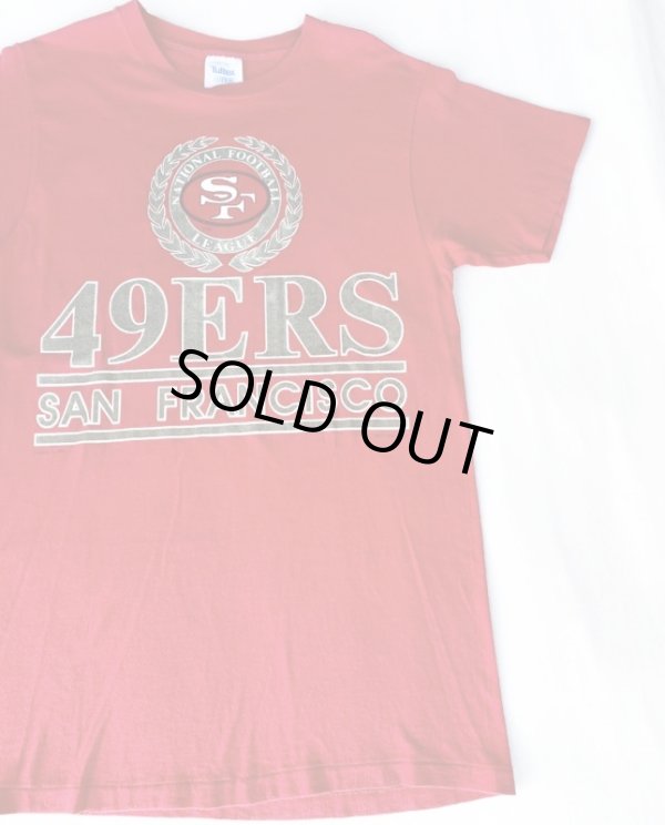 画像1: 90s NFL SAN FRANCISCO 49ERS OFFICIAL VTG T-SHIRT RED M