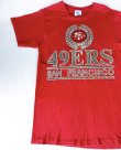 画像2: 90s NFL SAN FRANCISCO 49ERS OFFICIAL VTG T-SHIRT RED M