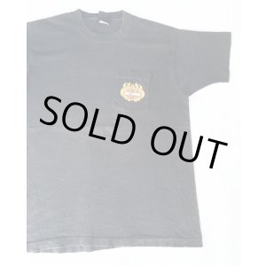 画像: 90s HARLEY DAVIDSON BAR&SHIELD FLAMES OFFICIAL VTG POCKET T-SHIRT BLACK XL
