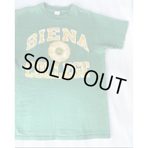 画像: 80s SIENA COLLEGE VTG T-SHIRT GREEN L
