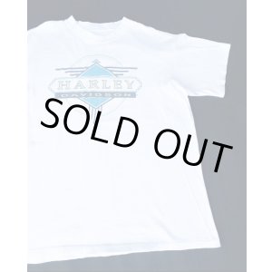 画像: HARLEY DAVIDSON U.S.STEEL MOTORCYCLES OFFICIAL VTG T-SHIRT WHITE ML