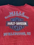 画像7: HARLEY DAVIDSON BAR&SHIELD WING OFFICIAL VTG POCKET T-SHIRT WINE RED XXL