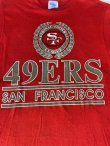 画像3: 90s NFL SAN FRANCISCO 49ERS OFFICIAL VTG T-SHIRT RED M