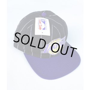画像: NOS 90s NBA LOS ANGELES LAKERS VTG TRUCKER CAP BLACK