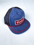 画像1: COORS BEER ROPE BRAID VTG TRUCKER CAP DENIM