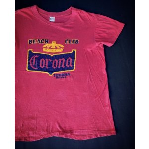 画像: CORONA BEACH CLUB VTG T-SHIRT RED SM
