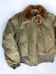 画像2: 40s US.ARMY AIR FORCE B-15A VTG FLIGHT JACKET KHAKI GREEN 38