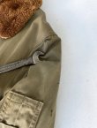 画像6: 40s US.ARMY AIR FORCE B-15A VTG FLIGHT JACKET KHAKI GREEN 38