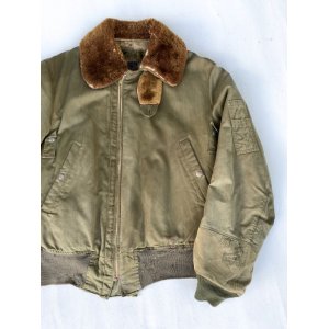 画像: 40s US.ARMY AIR FORCE B-15A VTG FLIGHT JACKET KHAKI GREEN 38