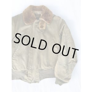 画像: 40s US.ARMY AIR FORCE B-15A VTG FLIGHT JACKET KHAKI GREEN 38