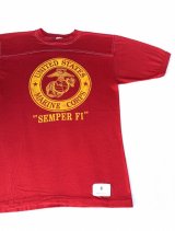 画像: UNITED STATES MARINE CORPS VTG T-SHIRT RED M