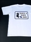 画像8: SIXHELMETS CYCLE EQUIPMENT "HAVE A NICE MX DAY" T-SHIRT WHITE×ROYAL BLUE×BROWN