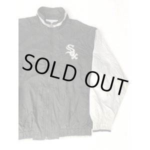 画像: 90s CHICAGO WHITE SOX FIRST PICK OFFICIAL VTG WINDBREAKER JACKET BLACK XL