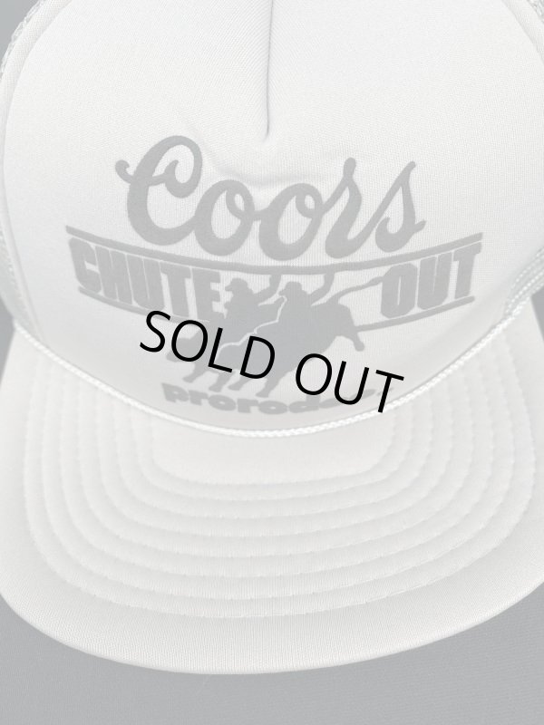 画像3: COORS CHUTE OUT PRORODEO OFFICIAL VTG SNAPBACK MESH CAP LIGHT GRAY