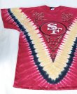 画像2: NFL SAN FRANCISCO 49ERS OFFICIAL TIE DYE T-SHIRT XXL