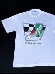 画像2: 80s 7UP OFFICIAL "SEE SPOT CATCH RAYS" VTG T-SHIRT WHITE L