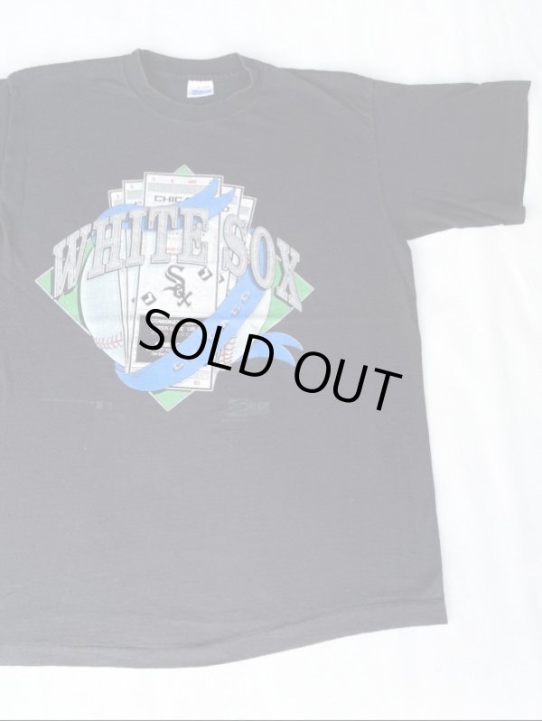 画像1: 1990 CHICAGO WHITE SOX OFFICIAL VTG T-SHIRT BLACK M