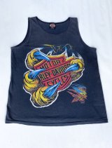 画像: HARLEY DAVIDSON OFFICIAL FUN WEAR VTG TANK TOP BLACK L