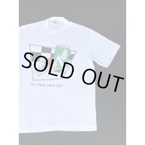 画像: 80s 7UP OFFICIAL "SEE SPOT CATCH RAYS" VTG T-SHIRT WHITE L