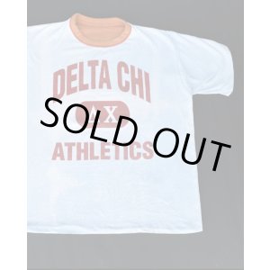 画像: DELTA CHI ATHLETICS VTG REVERSIBLE T-SHIRT WHITE×ORANGE XL