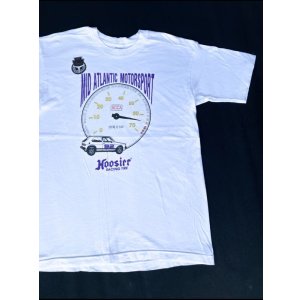 画像: 90s HOOSIER RACING TIRE OFFICIAL VTG T-SHIRT WHITE L