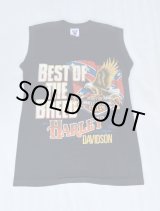 画像: 1990 HARLEY DAVIDSON BEST OF THE BREED VTG TANK TOP BLACK M