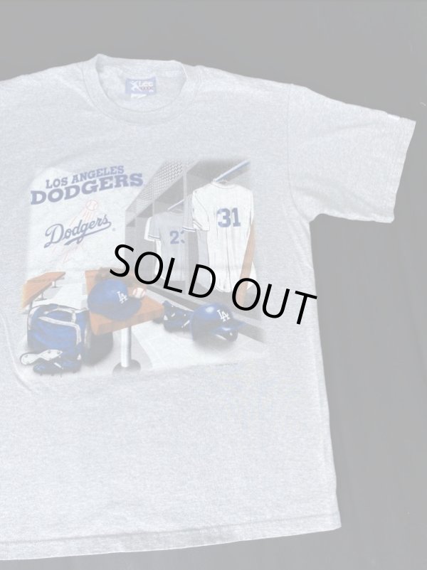 画像1: 1996 LOS ANGELES DODGERS OFFICIAL VTG T-SHIRT GRAY L