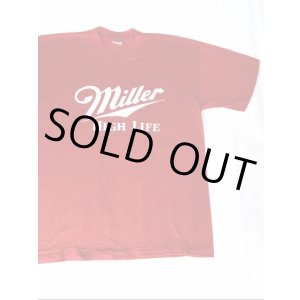 画像: MILLER HIGH LIFE OFFICIAL VTG T-SHIRT RED XL