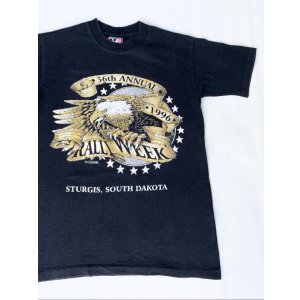 画像: 1996 STURGIS 56TH ANNUAL RALLY WEEK VTG T-SHIRT BLACK XS