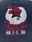 画像4: 1991 STURGIS 51ST ANNUAL BIKE RALLY VTG T-SHIRT BLACK XXL