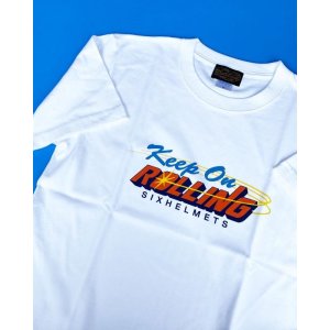 画像: SIXHELMETS "Keep On Rolling"T-SHIRT WHITE