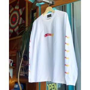 画像: SIXHELMETS CHOPPERS L/S T-SHIRT WIDE WHITE×RED