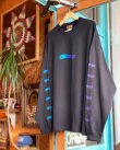 画像1: SIXHELMETS CHOPPERS L/S T-SHIRT WIDE BLACK×BLUE