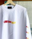 画像3: SIXHELMETS CHOPPERS L/S T-SHIRT WIDE WHITE×RED