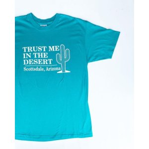 画像: 90’s TRUST ME IN THE DESERT VTG T-SHIRT EMERALD GREEN XL